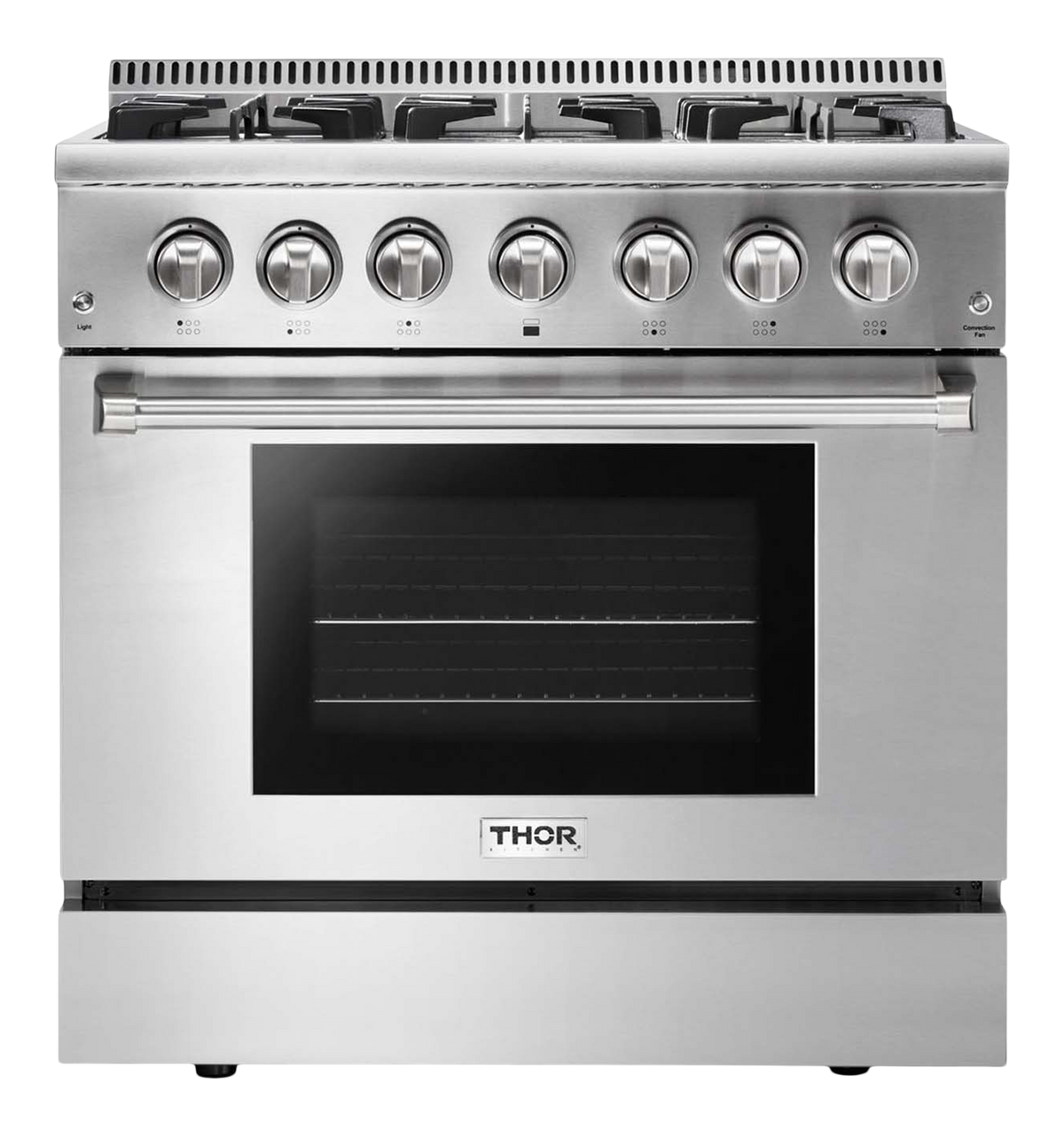THOR Kitchen 36-Inch Dual Fuel Range - Professional - HRD3606U