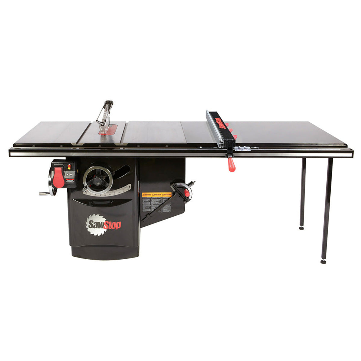 SawStop 7.5HP, 3ph, 480v Industrial Cabinet Saw w/52" T-Glide Advance Fence, Rails &amp; Extension Table - ICS73480-ATGI52