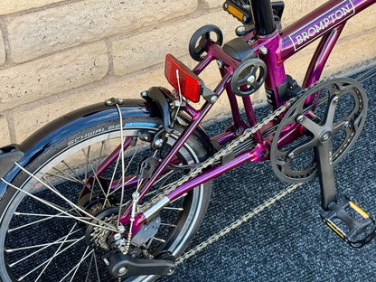 Brompton C Line 12-Speed Mid-HB Amethyst Lacquer