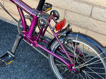 Brompton C Line 12-Speed Mid-HB Amethyst Lacquer
