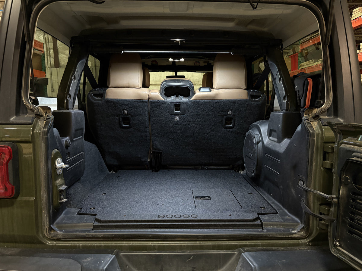 GOOSE GEAR vJeep Wrangler 2018-Present JLU 4 Door - Rear Plate System - 1037-GGR-SH