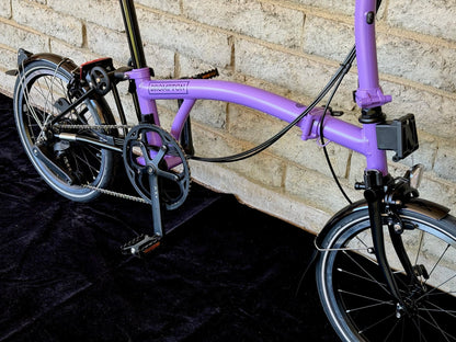 Brompton P Line 12-Speed Mid-HB POP Lilac