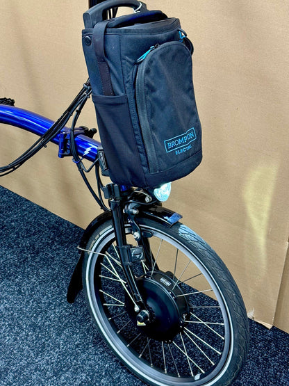 Brompton Pre-Owned 6-Speed Electric Mid-HB Bolt Blue Lacquer