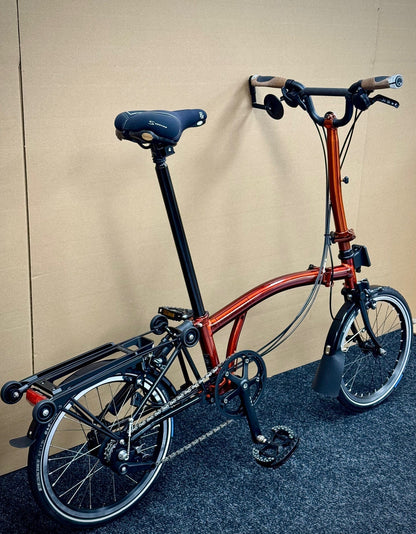 Brompton Pre-Owned Superlight High-HB 6-Speed Flame Lacquer