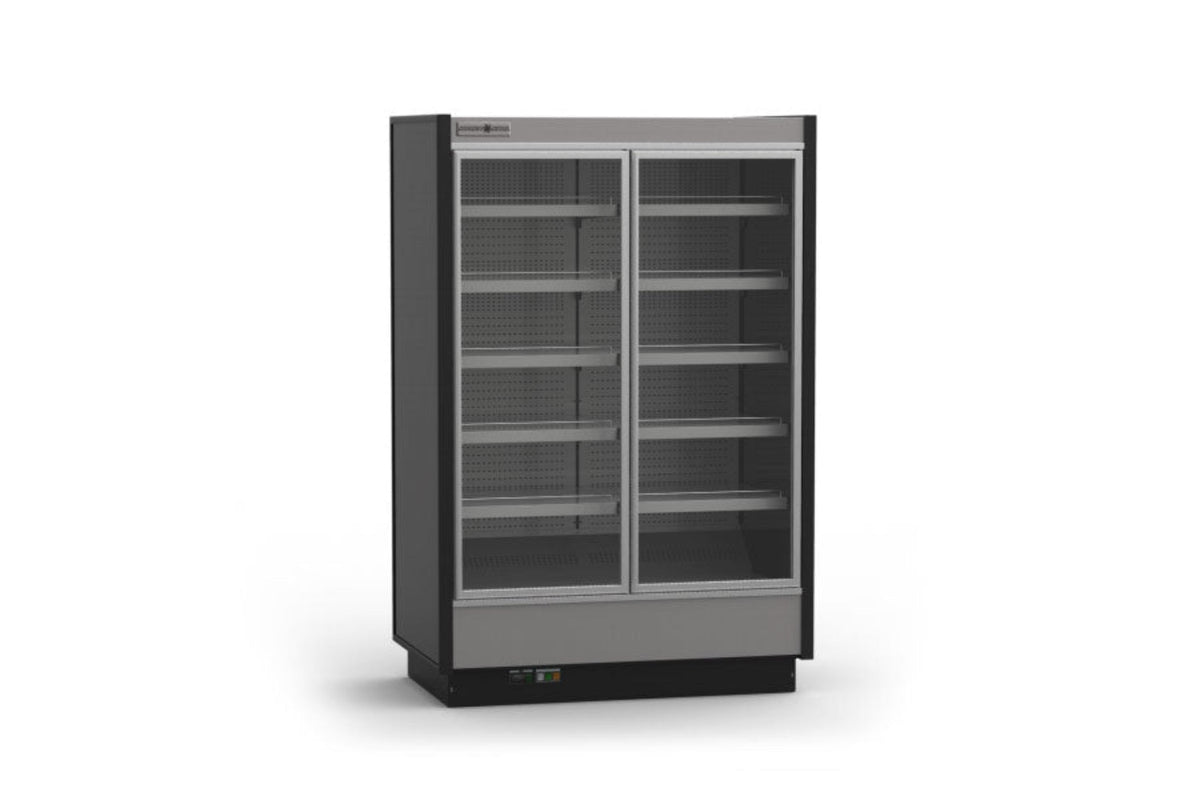 Hydra-Kool | 75" Wide Remote Grab-N-Go 3 Door High Volume Merchandiser Refrigerator - KGV-MD-3-R
