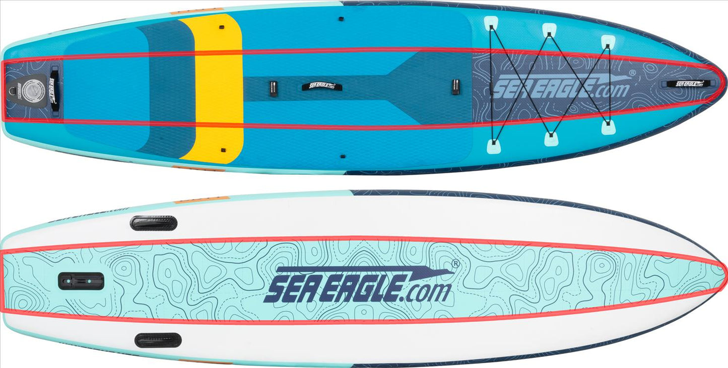 Sea Eagle LB11K_ST LongBoard 11 Inflatable Board Start Up Package New - LB11K_ST