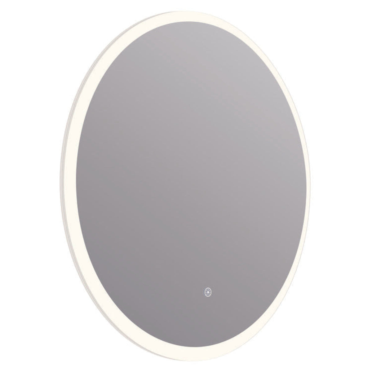Arpella - Eva 36x36 Round Perimeter Lighted Mirror with Memory Dimmer and Defogger - LEDRD3636