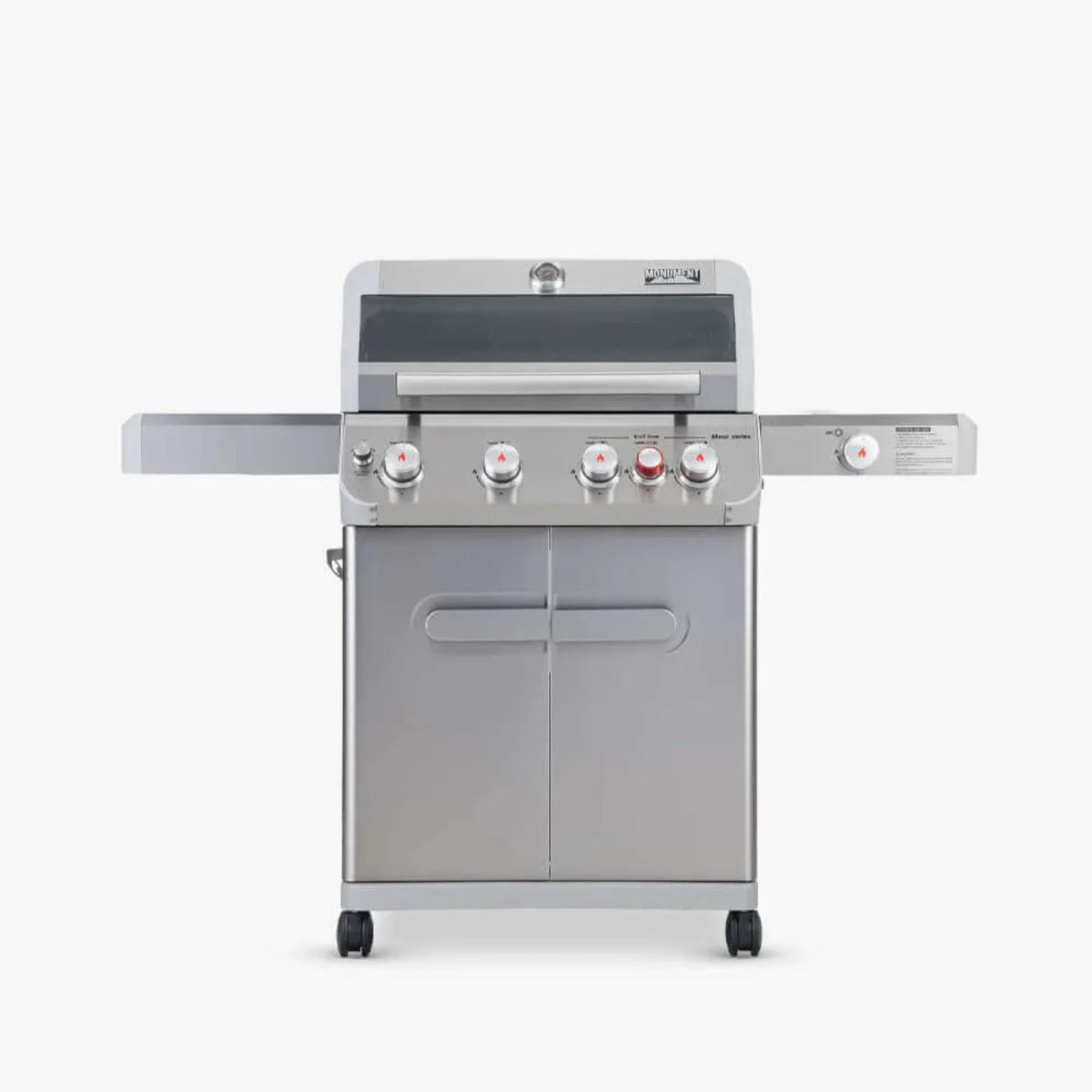 Monument Grills Mesa 415BZ Series | 4 Burner Propane Gas Grill in Stainless Steel - M415BZ