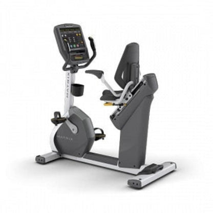 Johnson Health Tech Matrix R7xi Recumbent Bike - Matrix R7xi Recumbent Cycle Bike with 16" Capacitive Touchscreen, FitTouch Technology - R7XI-06