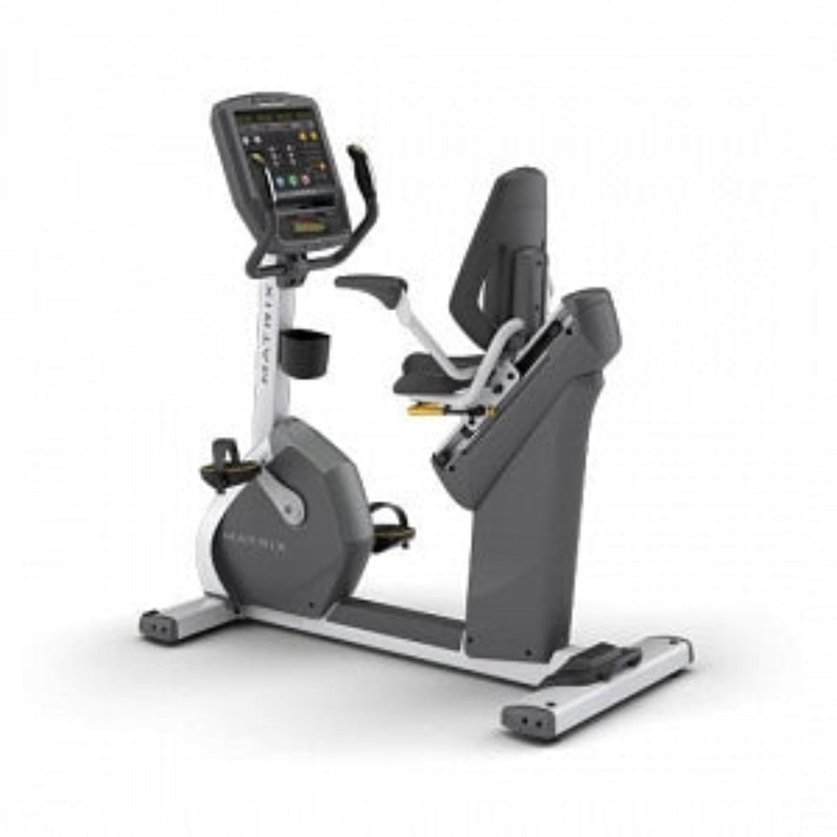 Johnson Health Tech Matrix R1xe Recumbent Cycle - Matrix R1x Recumbent Cycle Bike with Large LED Console - R1XE