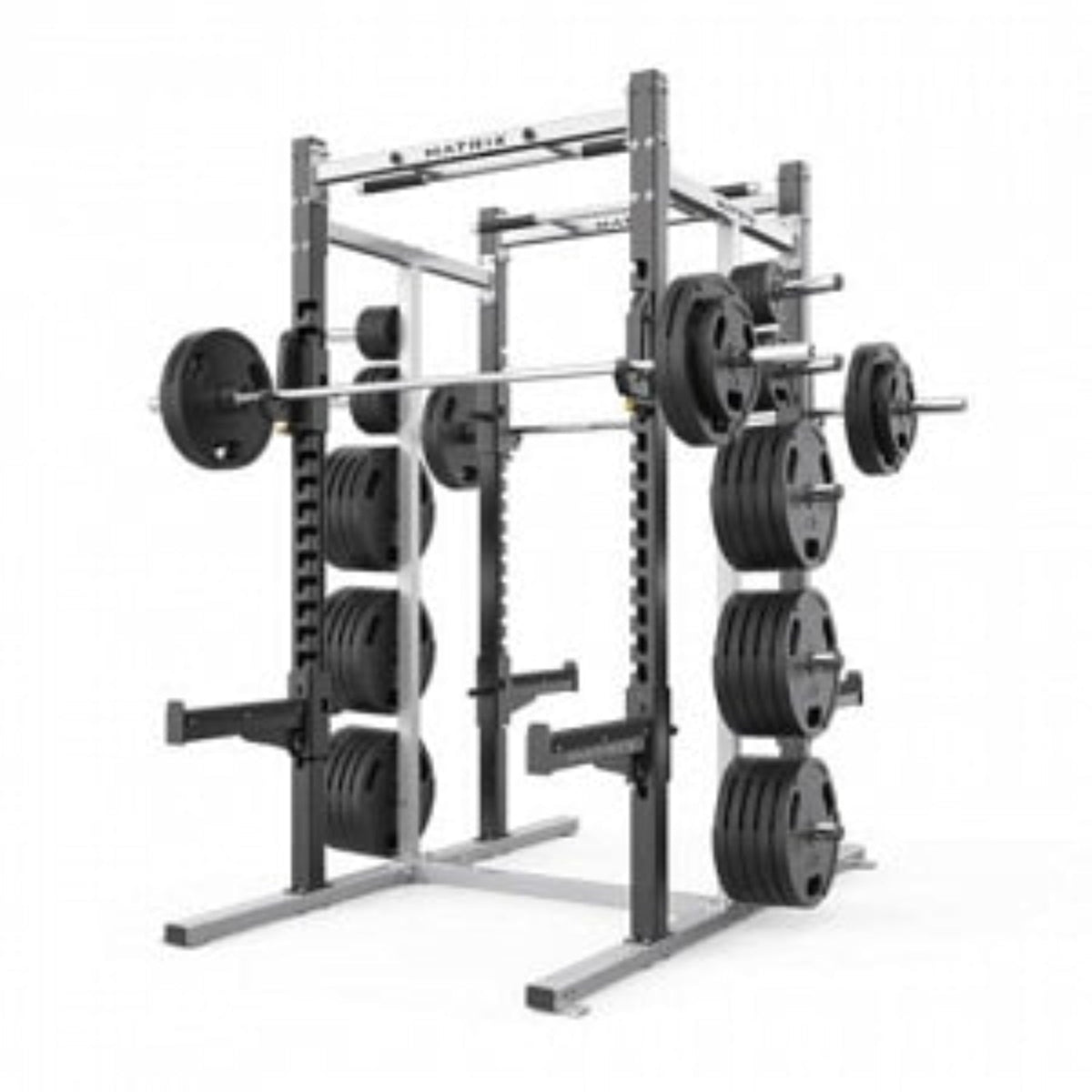 Johnson Health Tech Matrix Varsity Half Rack - Matrix Varsity Half Rack, 7 ft. - VY-D690-7