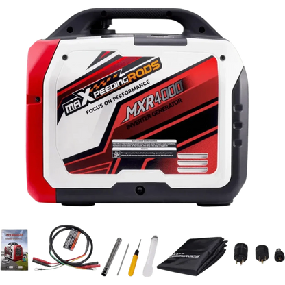 Maxpeedingrods Gas Inverter Generator 3200W/4000W Low THD Parallel RV Ready - MXR4000-US