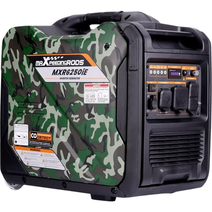 Maxpeedingrods Inverter Generator 5000W/5500W Low THD Electric Start RV Ready - MXR6250IE-US
