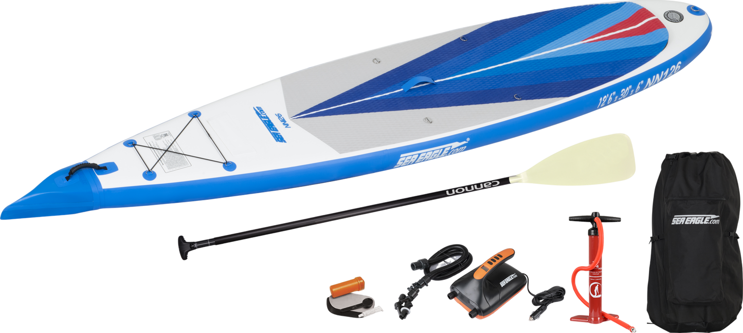 Sea Eagle NN126K_EP 12'6" NeedleNose Inflatable Board Electric Pump Package New - NN126K_EP