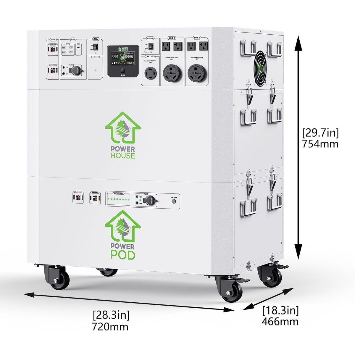 Nature’s Generator Powerhouse Platinum WE System - Backyard Provider