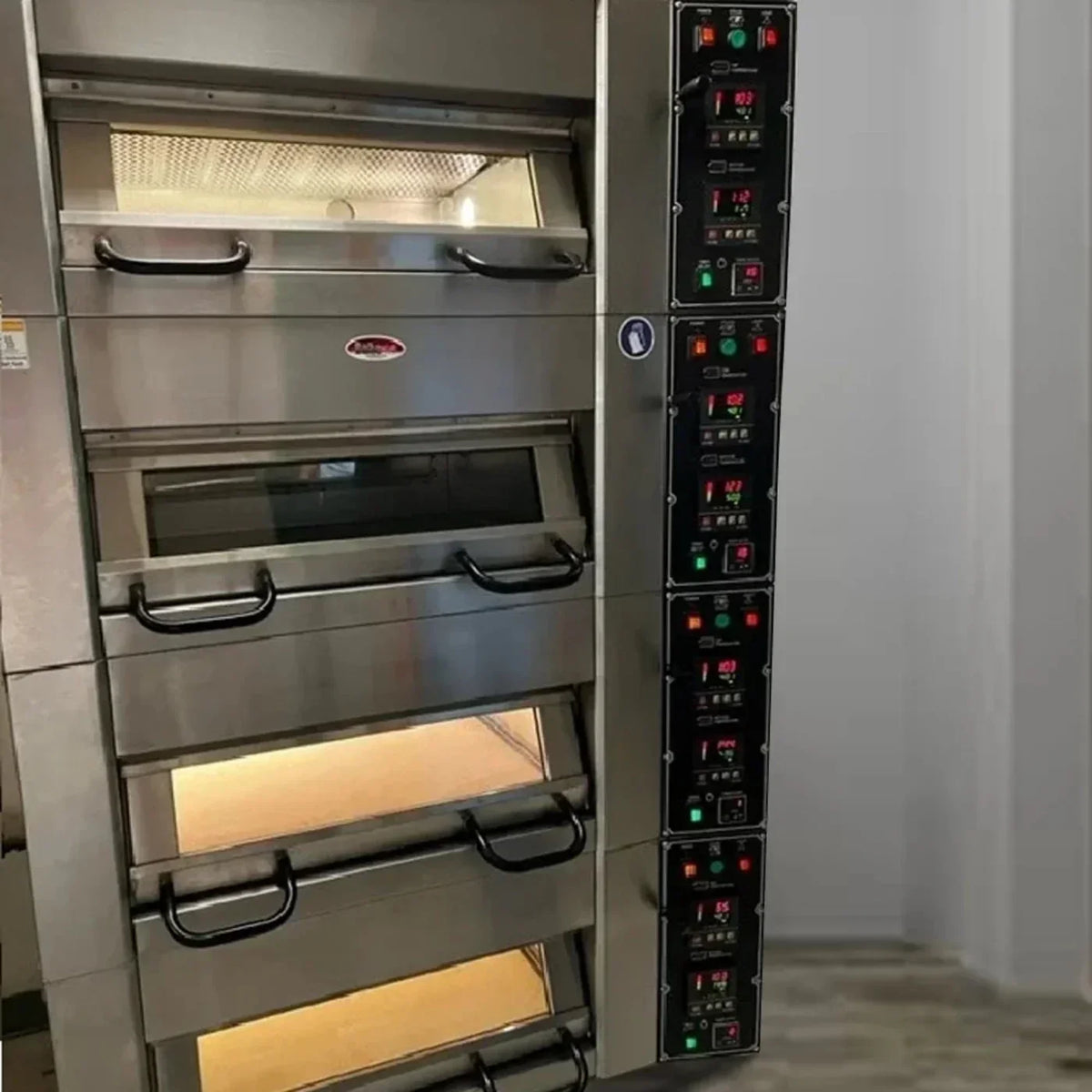 BakeMax 47" Two Deck Electric Oven, Accommodates (2) 18" X 26" Pans, 220/60/3 - BMSD002
