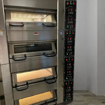 BakeMax 47" Two Deck Electric Oven, Accommodates (2) 18" X 26" Pans, 220/60/3 - BMSD002