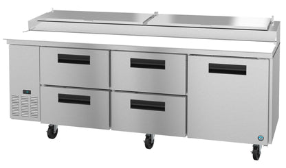 Hoshizaki 93" Wide 4 Drawer Pizza Prep Table - PR93A-D4