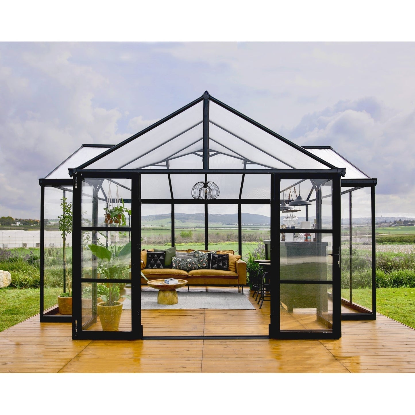 Palram - Canopia | 12x15 Ft Triomphe Chalet Greenhouse - HG5500