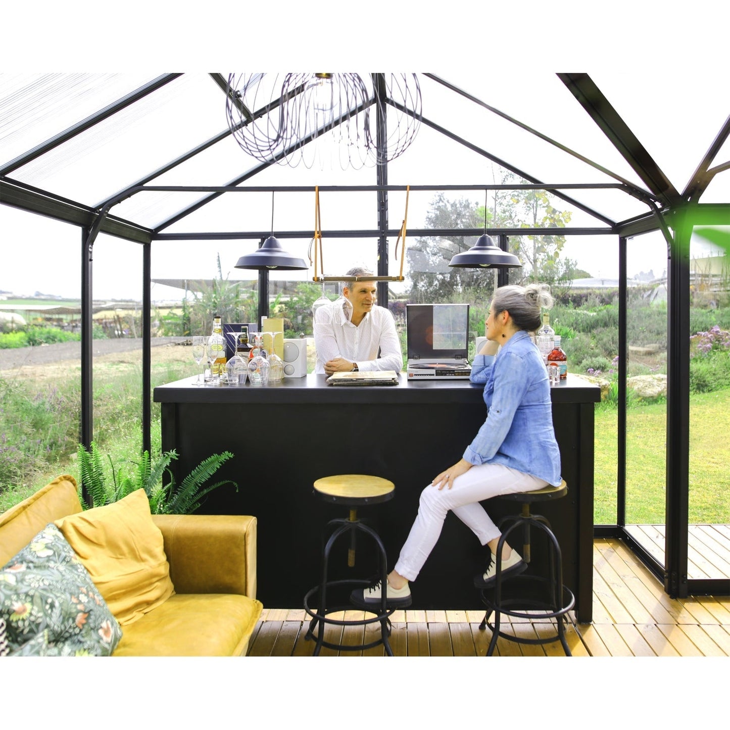 Palram - Canopia | 12x15 Ft Triomphe Chalet Greenhouse - HG5500