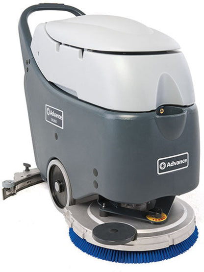 Advance SC450 Floor Scrubber, 20" Pad Assist, Battery, 10.5 Gal – 56383128