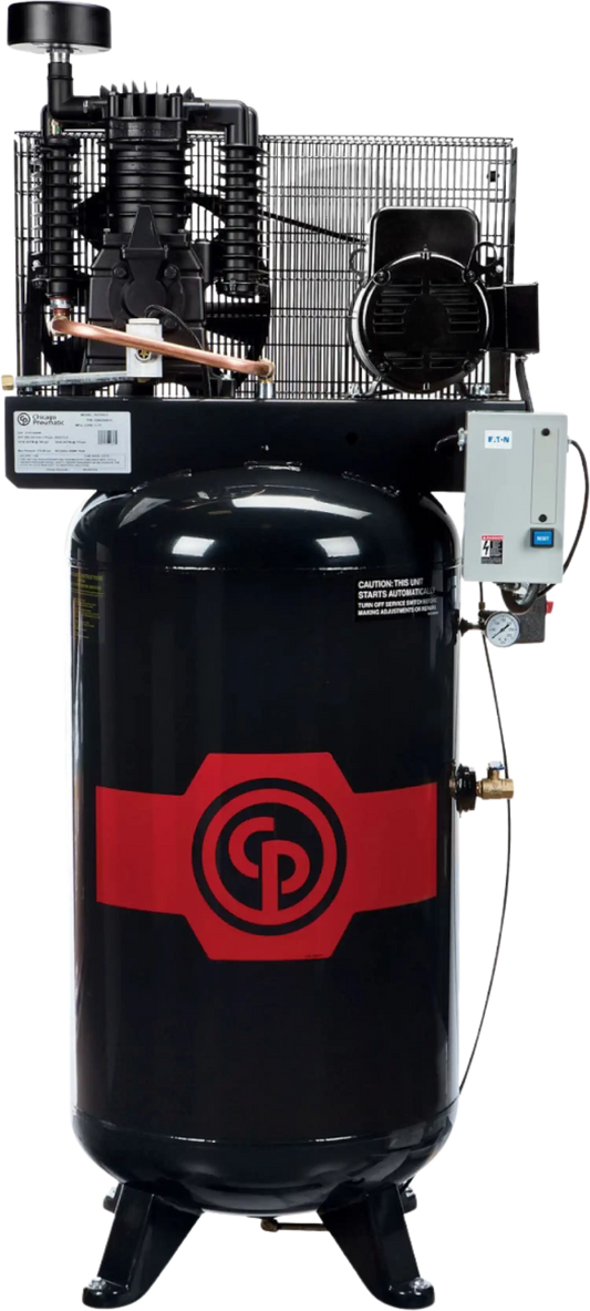 Chicago Pneumatic RCP-7583VS4 Air Compressor 7.5HP 80 Gal. Two Stage 3-Phase 460V New - 2021119394