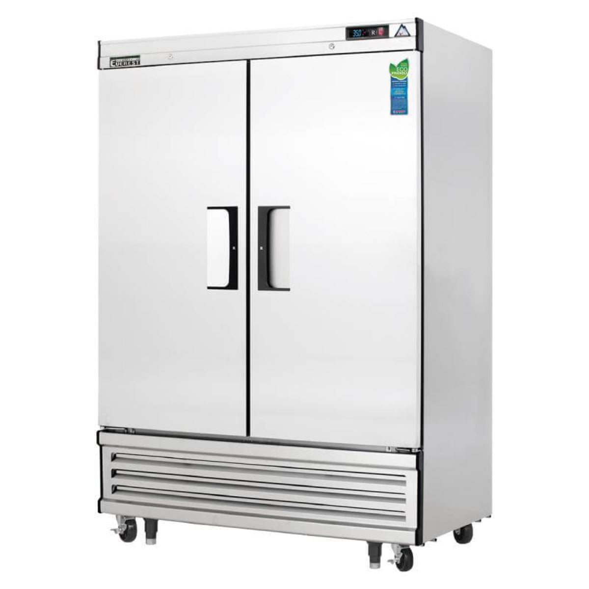 Everest - EBRF2, Commercial 54" 2 Solid Door Reach-In Refrigerator Freezer 48 cu.ft. - EBRF2