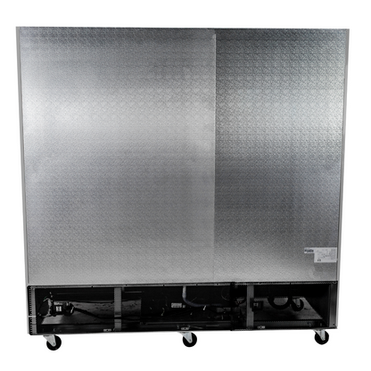 SABA Three Door Commercial Reach-In Stainless Steel Freezer -  S-72F