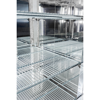 SABA   Three Door Commercial Reach-In Stainless Steel Cooler - S-72R