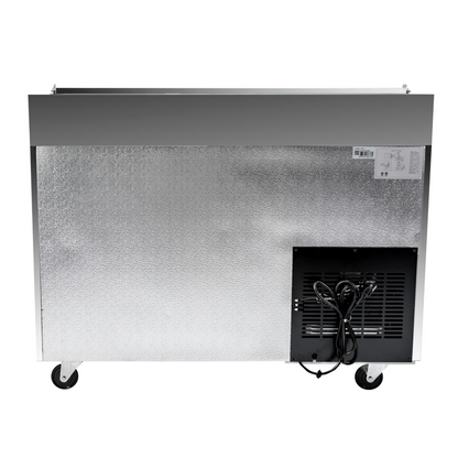 SABA SPP-44-6 - 44" One Door Commercial Pizza Prep Table with 6 Pans