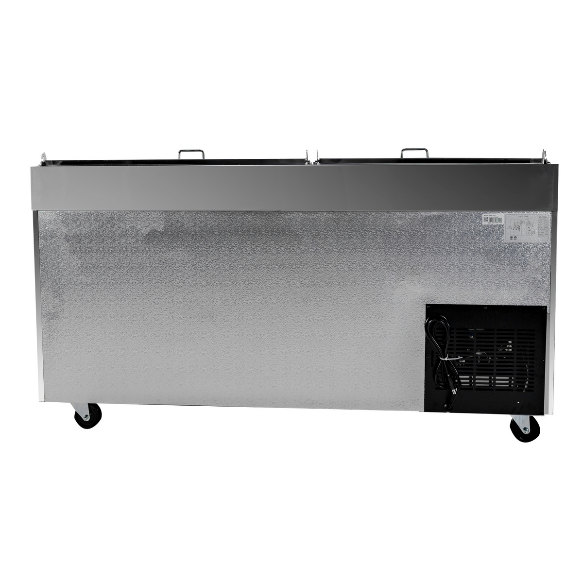 SABA SPP-70-9 - 70" Two Door Commercial Pizza Prep Table with 9 Pans