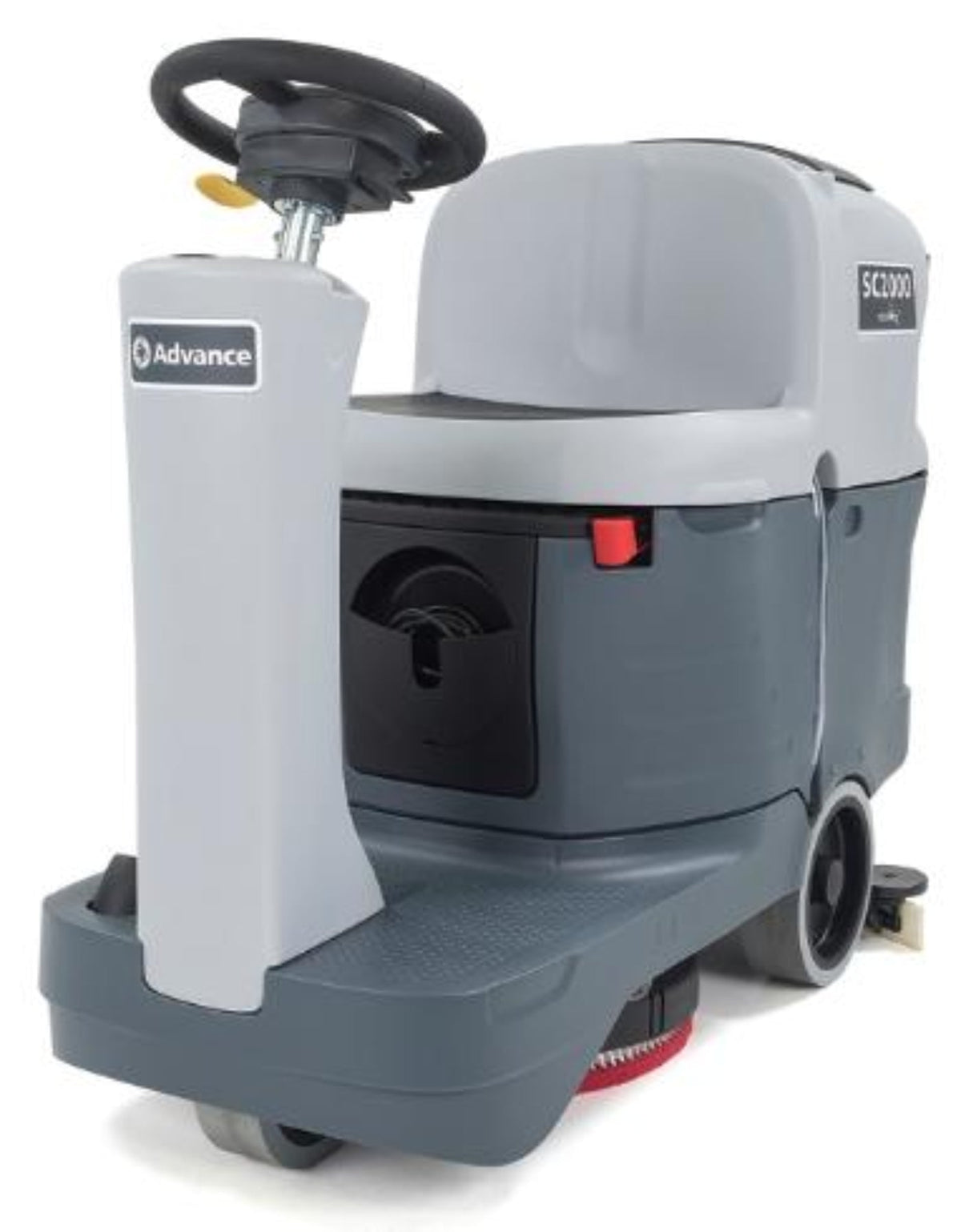 "Advance SC2000 20D Floor Scrubber, 20", 18.5 Gal, Disk, Battery, Ride On - 56384071"