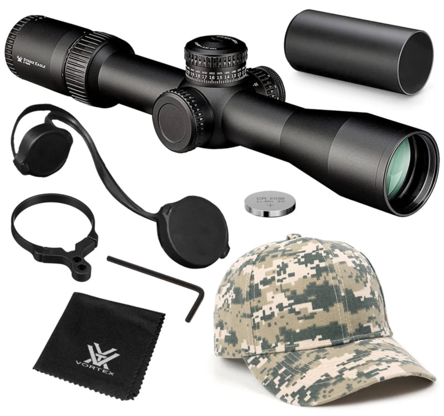 Vortex Optics Strike Eagle 3-18x44 FFP EBR-7C MOA 34mm Tube Riflescope  - SE-31801