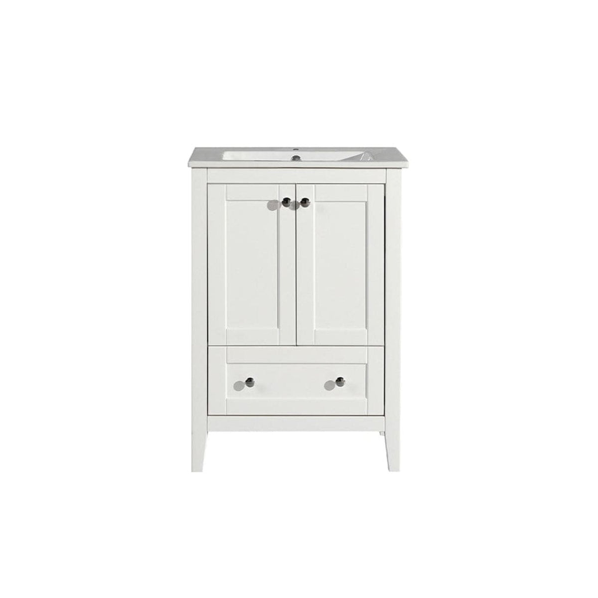 Swiss Madison Cannes 24" Bathroom Vanity in White - SM-BV412 - Backyard Provider