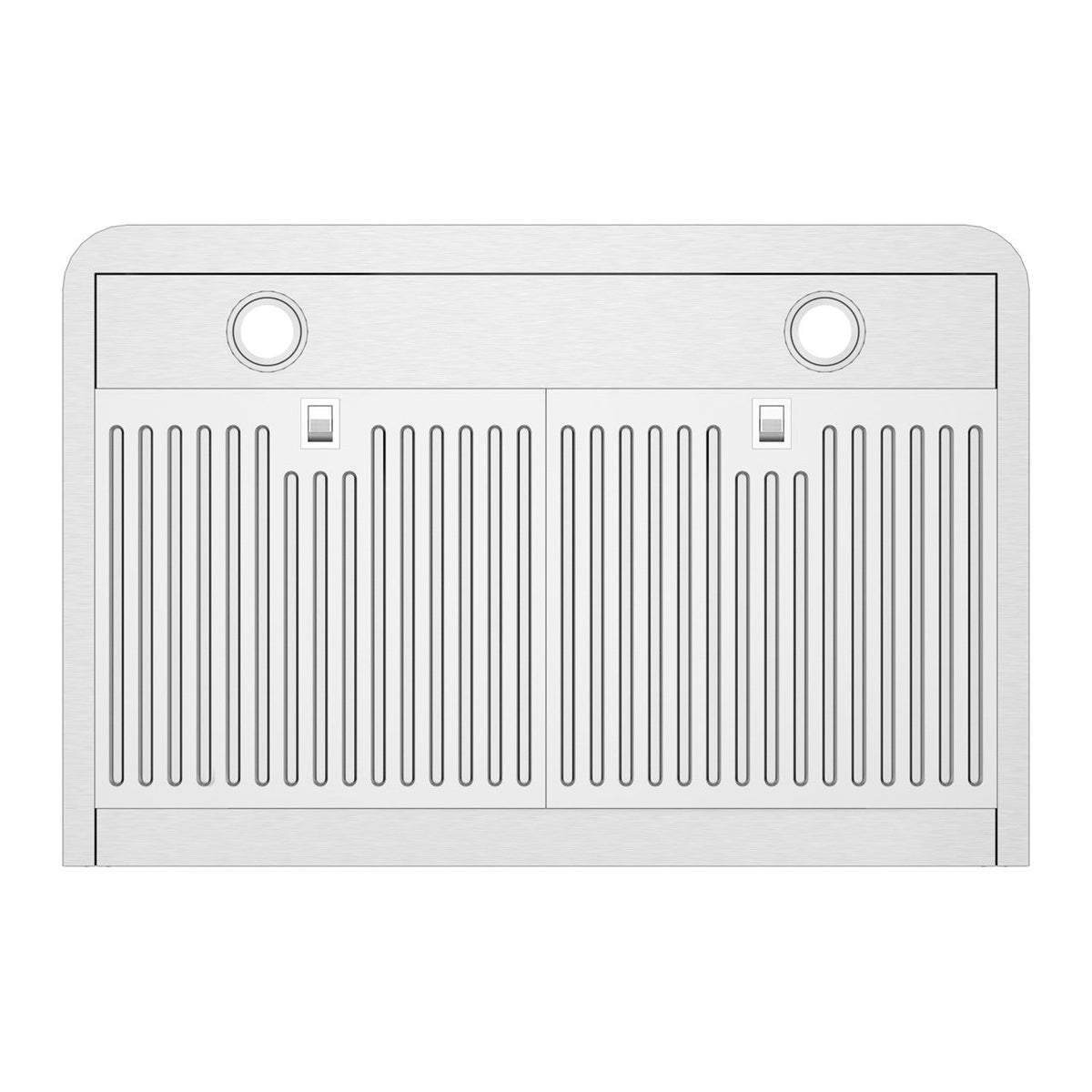 Awoco RH-SP08-T Super Quiet Split Stainless Steel Under Cabinet Range Hood, 4 Speeds, 8" Round Top Vent, 1000CFM, with LED Lights - RH-SP08-T30