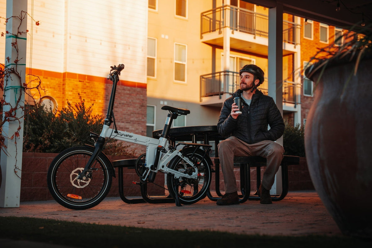 Cyrusher Sonder Folding E-Bike - Us-Sonder-Blue