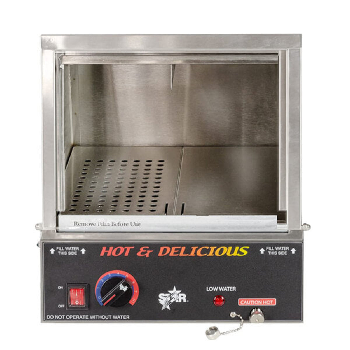 Star 8A-35SSA-120V Hot Dog Steamer 120V - 8A-35SSA-120V