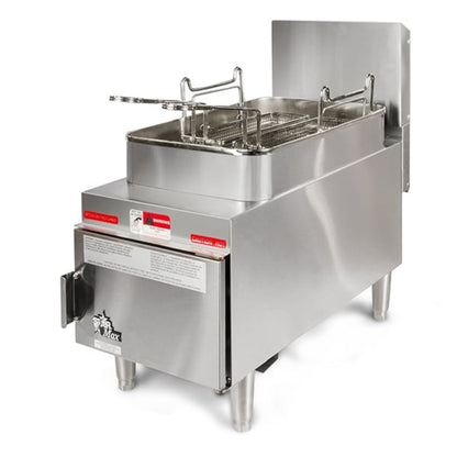 Star 8E-615FF-LP 30,000 BTU Liquid Propane Star-Max® Gas Fryers - 8E-615FF-LP