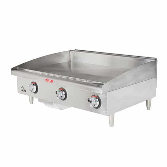Star 8G-636TCHSF Star-Max® 84,900 BTU 36" Gas Griddle Thermostatic Chrome - 8G-636TCHSF