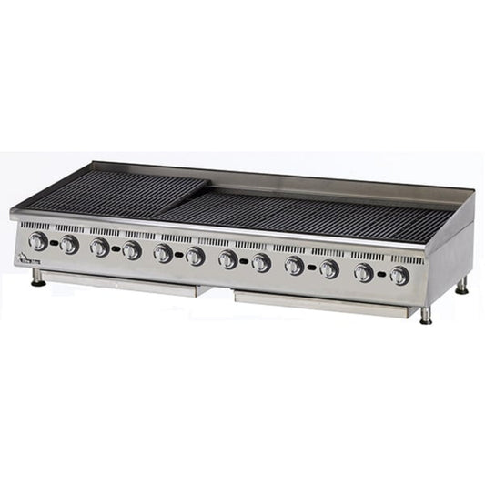 Star 8H-8072CBB 72" 240,000 BTU Natural Gas Ultra-Max® Gas Charbroilers - 8H-8072CBB