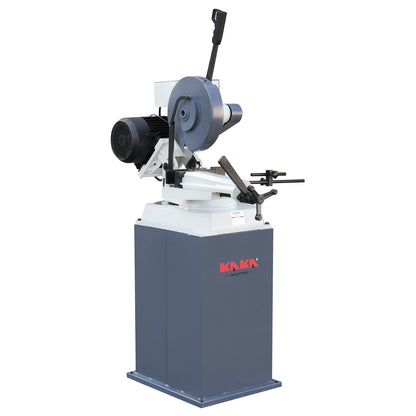 KAKA INDUSTRIAL Abrasive Saw, Powerful Chop Saw for Metal Cutting, 0-45 Degrees Adjustable Angle Miter Saw, 14-inch Blade, 4000W 5160RPM, Swivel Base and Mitering Head, Abrasive Cut Off Saws 230V-60HZ-3PH TV-14 - 188024V230