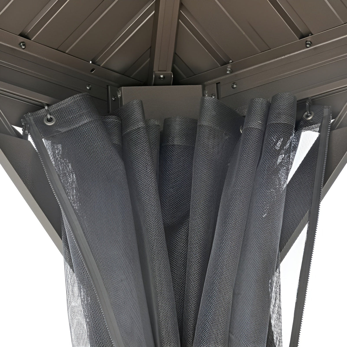 Outsunny 12'x10' Hardtop Gazebo with Aluminum Frame - 84C-204V02BN