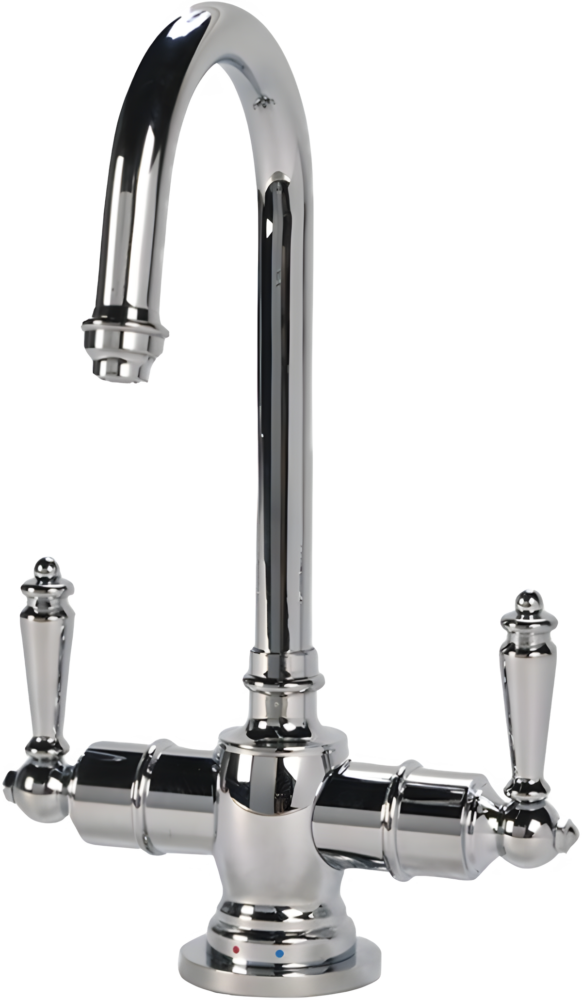 AquaNuTech Traditional C-Spout Hot & Cold Water Filtration Faucet New - HC2200-CH