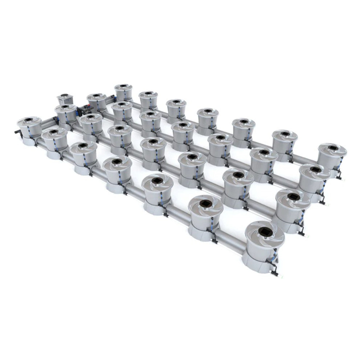 Alien Hydroponics 28 Pot (4 Row) V-System RDWC - BD100-0428
