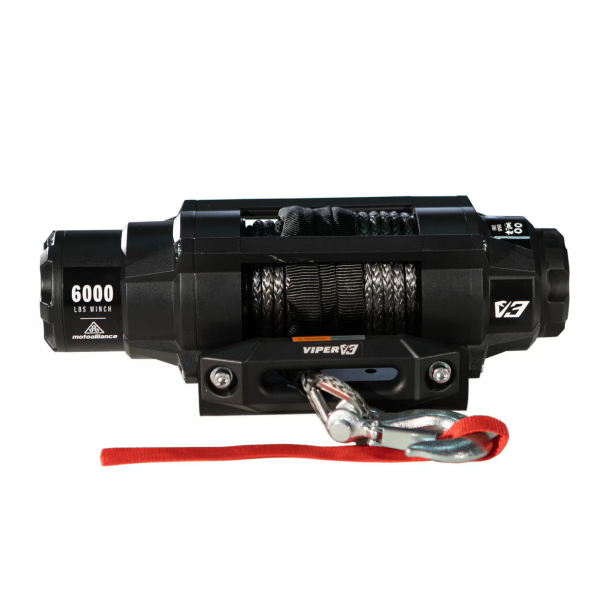 MotoAlliance Viper UTV Winch V3 Wide Spool 6000lbs New - V36000SE_BL