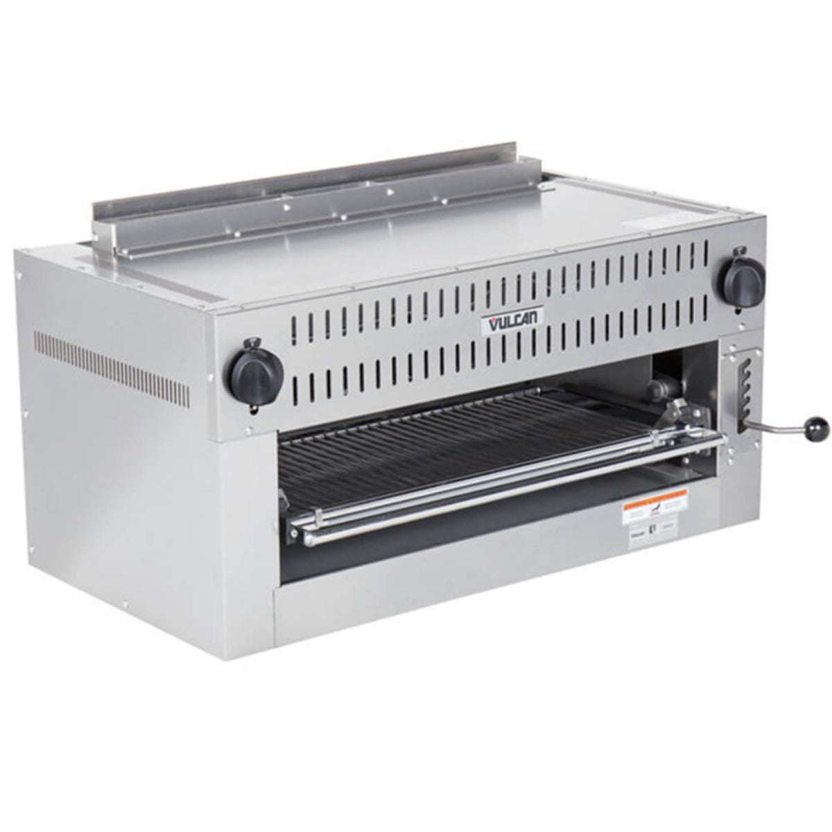 Vulcan 36RB-N 36" Natural Gas Radiant Salamander Broiler - 50 000 BTU - 36RB-N