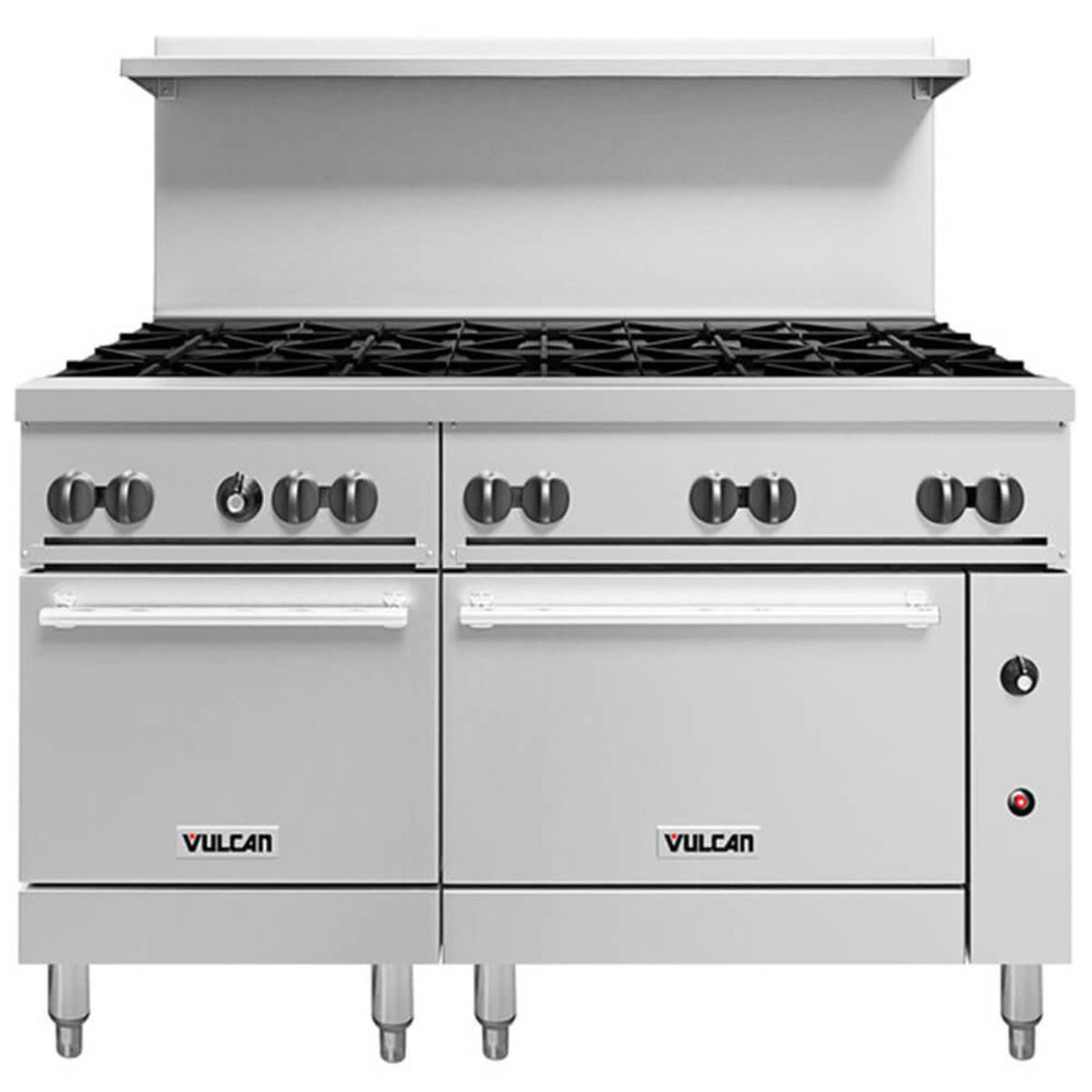 Vulcan 60SS-10BN Endurance 10 Burner 60 Natural Gas Range with Standard Oven Base - 358 000 BTU - 60SS-10BN