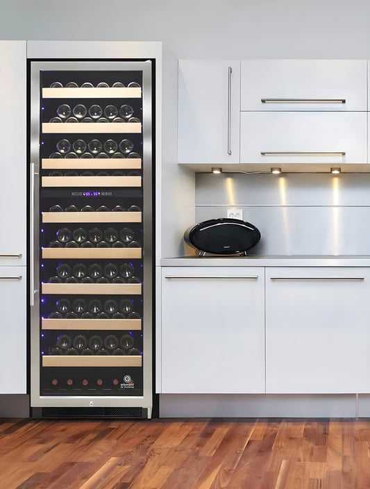 Vinotemp Connoisseur Series 168 Dual Zone Wine Cooler - EL-168WCST