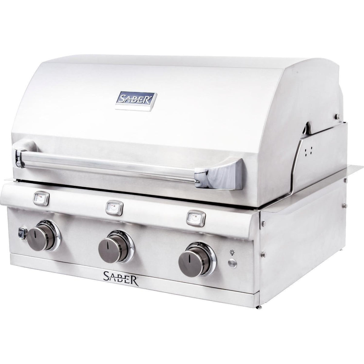 Saber Grills: Stainless Series 3-Burner Built-In Grill (NG) - R50SB0417