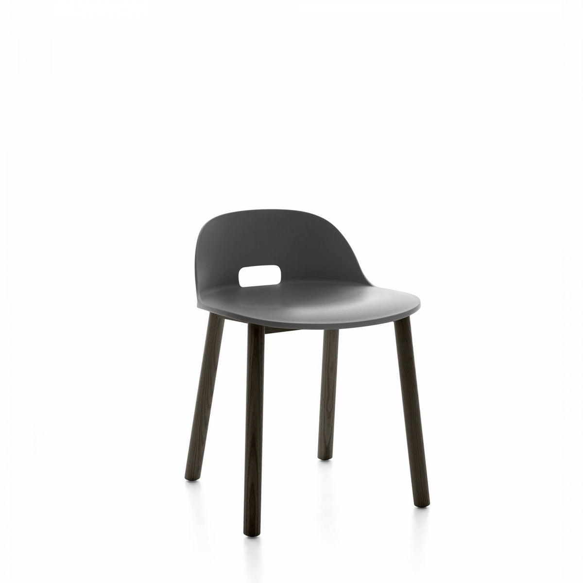 Emeco Alfi Low Back Chair - ALFI18ALDARKBROWN